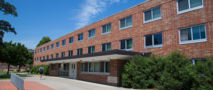 Exterior view of Prucha Hall