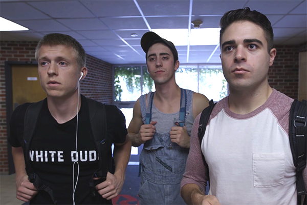 Erik, Josh, and Richard in Hallway