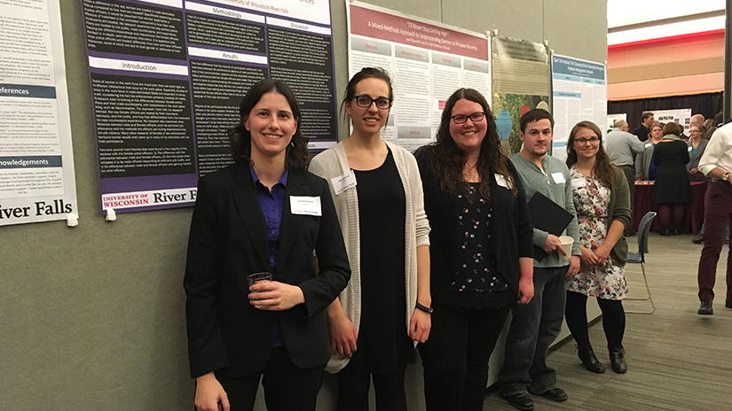 Fall 2016 Gala (l. to r.) Iza Borkowski, Julia Ekstrand, Jael Ellsworth, Coty Reh, Taylor Hall