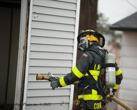 Training burn, Lake Elmo Minnesota Fire Department