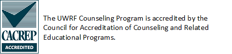 CACREP accreditation blurb