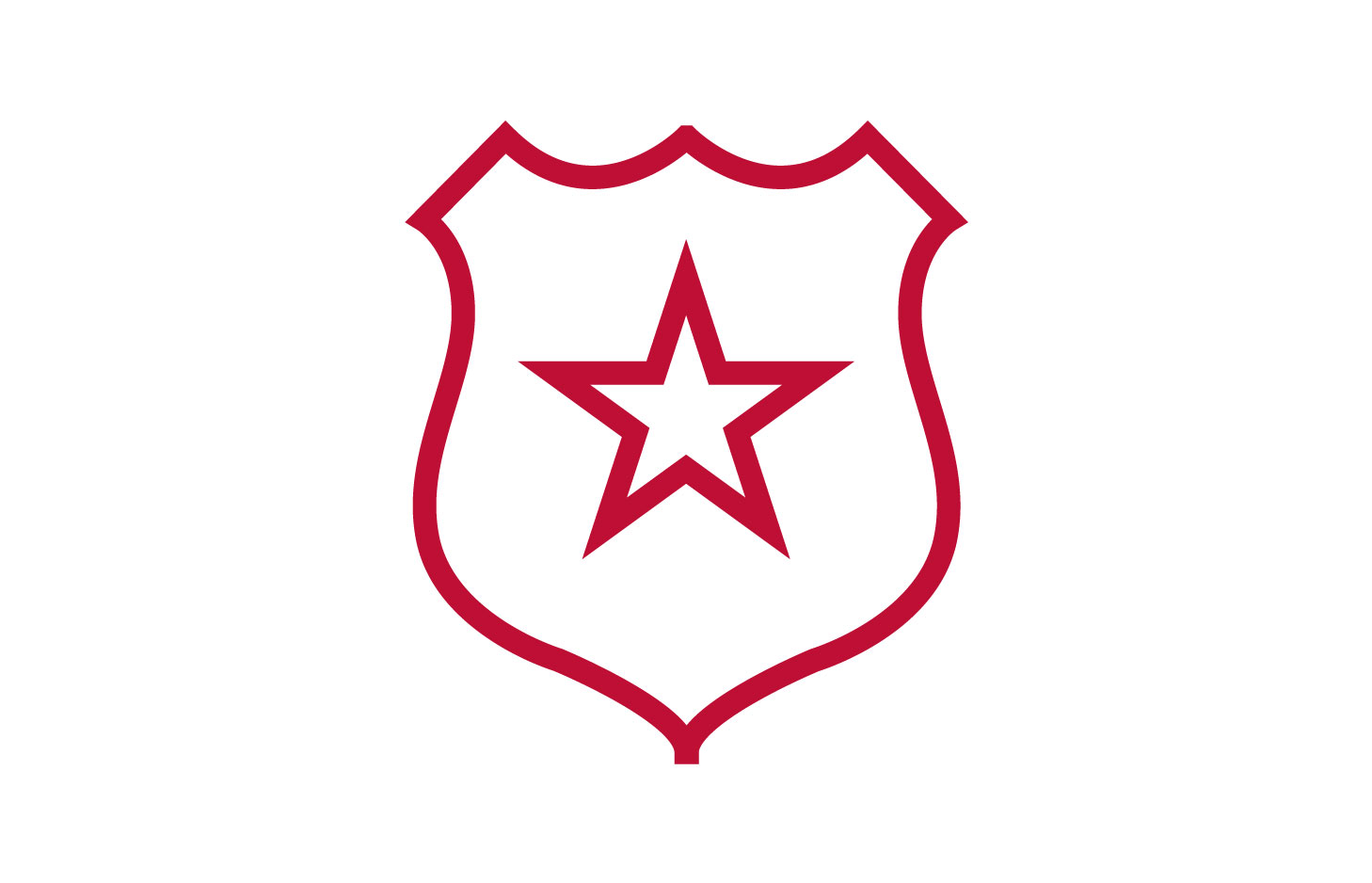 Icon of a police badge