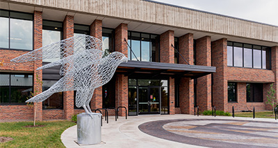 Outside of Rodli Hall west entrance