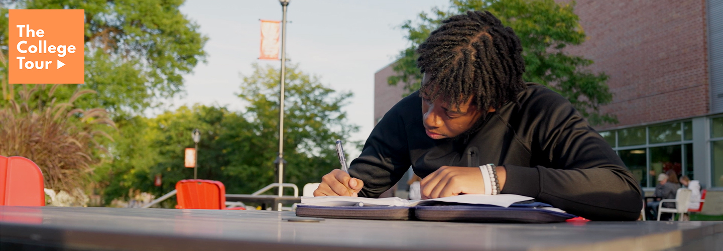 Milton Massaquoi studies on campus