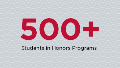 500+ Students in Honors Programs