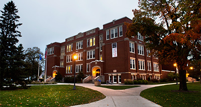 Outside of North Hall