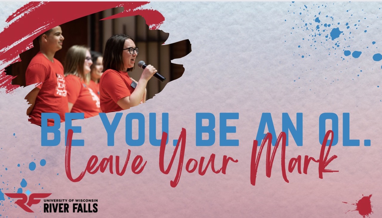 Image saying "Be You. Be an OL. Leave Your Mark"