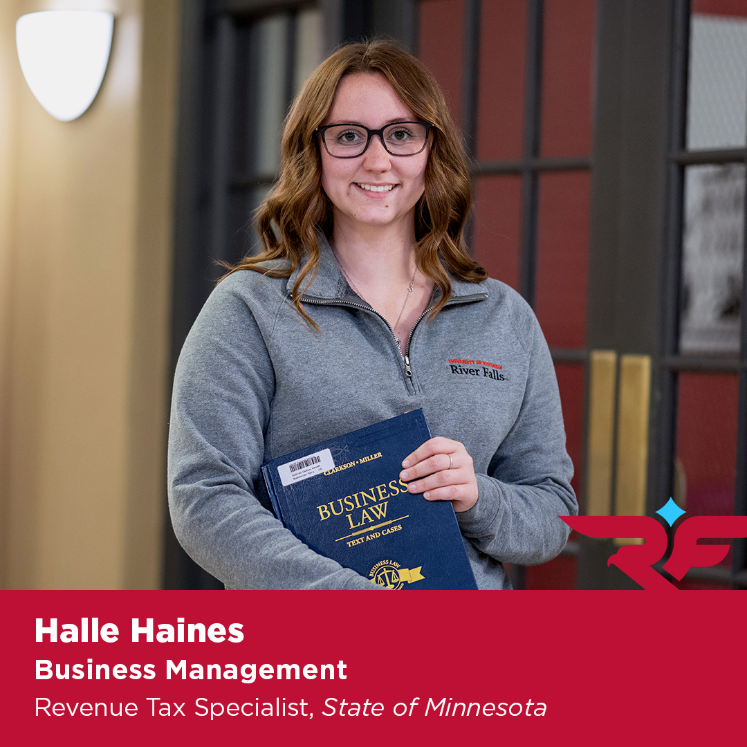 Halle Haines, Business Management student