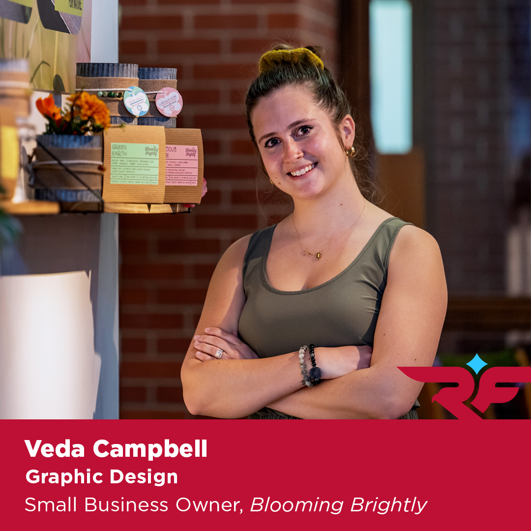 Veda Campbell, Graphic Design student