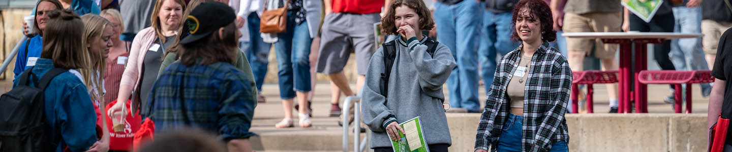 Orientation students